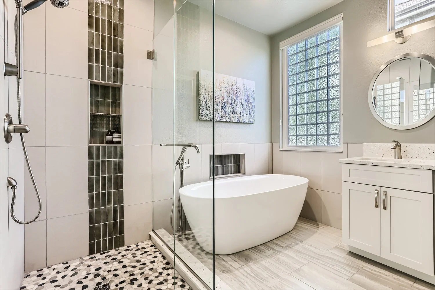 Luxury shower installation Dallas