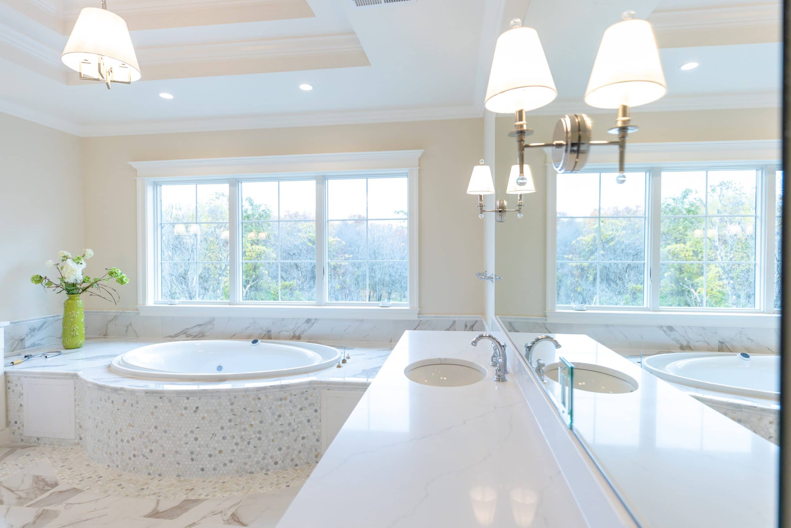 Modern bathroom remodel in Dallas